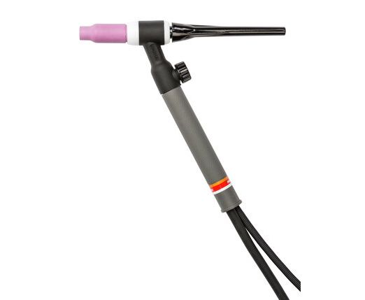 Magnum PTA-17FV Air-Cooled TIG Torch with two piece cable assembly and valve.