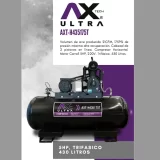 Compresor De Aire 430 Litros 5 Hp Trifasico 175psi Axtech